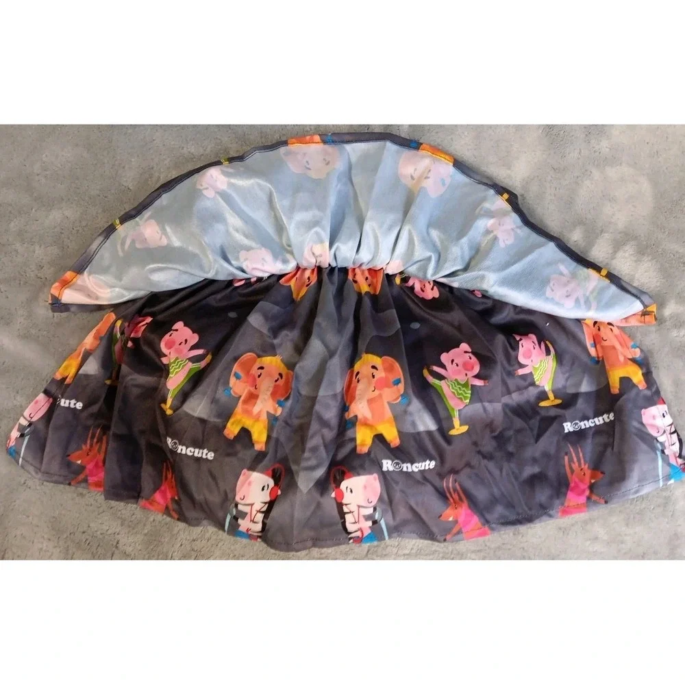 4 Washable Female Dog Diapers Skirt XL Adjustable Waist Flowers Animals‎ Birds